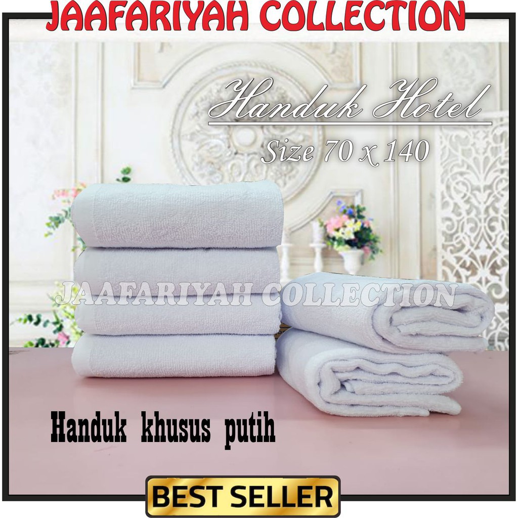 handuk khusus putih/handuk hotel/handuk jumbo putih