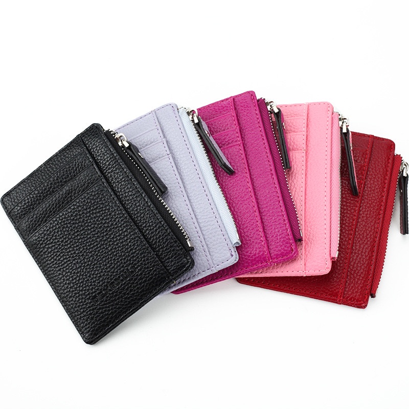 Dompet Kartu Card Holder Slim Wanita Dompet Kartu Tipis Pria dan Wanita Wallet 8slot DW208