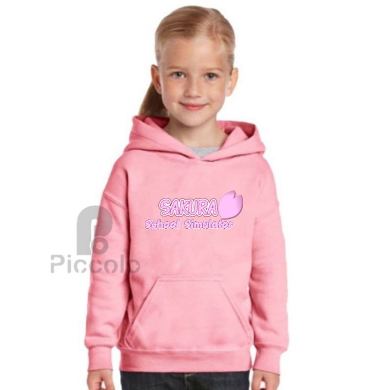 jaket hoodie anak motif gaming sakura sakura school simulator terbaru 04