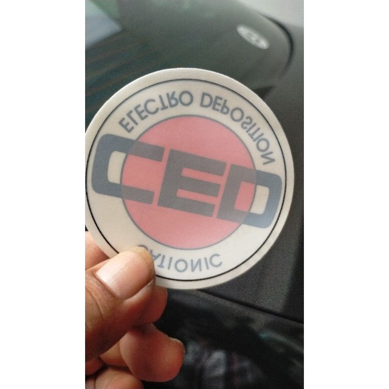 

CED stiker indikator original bukan KW