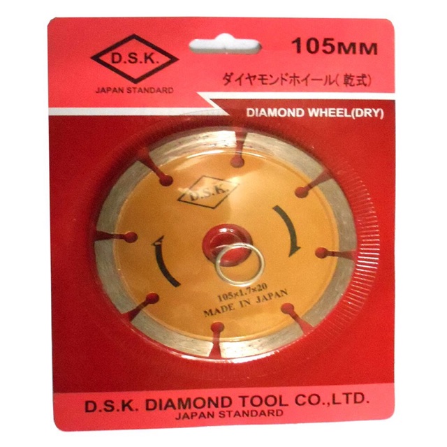 Mata potong keramik dsk model kering 4&quot; / diamond blade 4&quot;