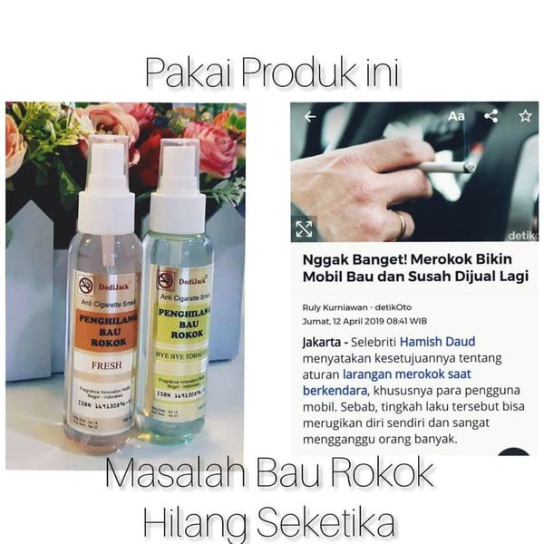 Parfum Anti Bau Rokok Penghilang Bau Rokok