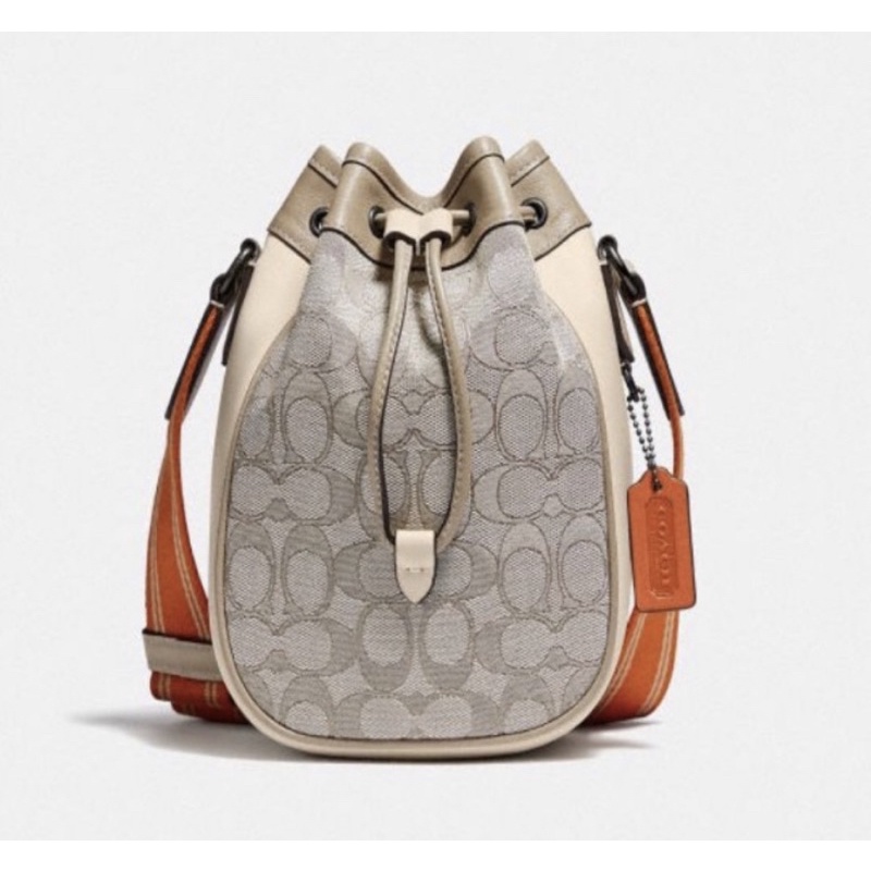 Coach Drawstring Marble Bag In Signature Jacquard (C3782)