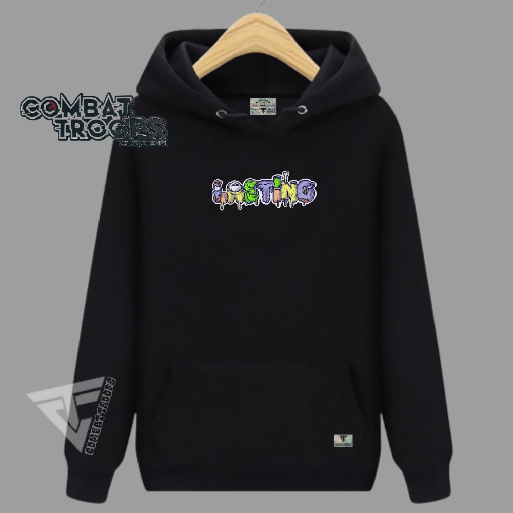 Sweater Hoodie Lasting Hitam Fasion 2022 Original Brand Rapture Clothing Jaket Pria Hoodie Terbaru 2022 Keren Gaya Distro Hoddie