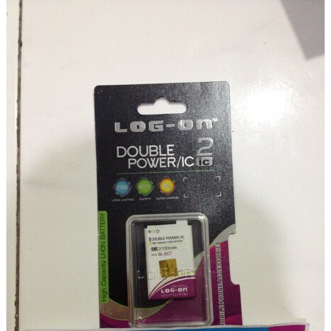 Nokia BL-5CT BL5CT BL 5CT Baterai Log-On Double Power
