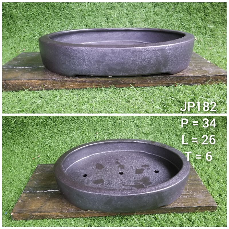 pot keramik oval JP182