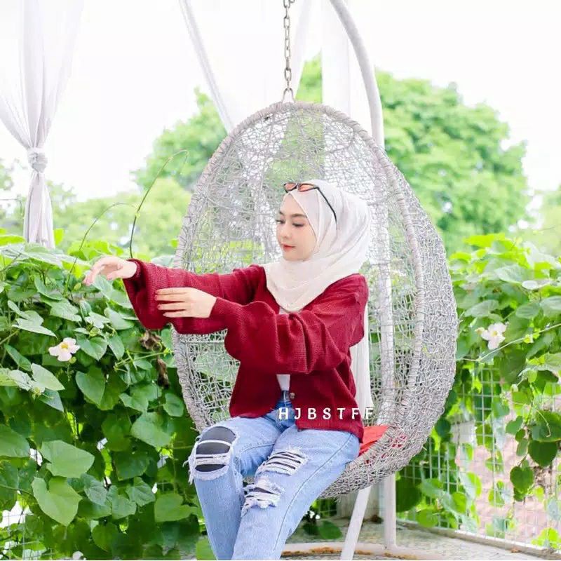 Balona cardi rajut / rajut balon / cardi balon / rajut premium