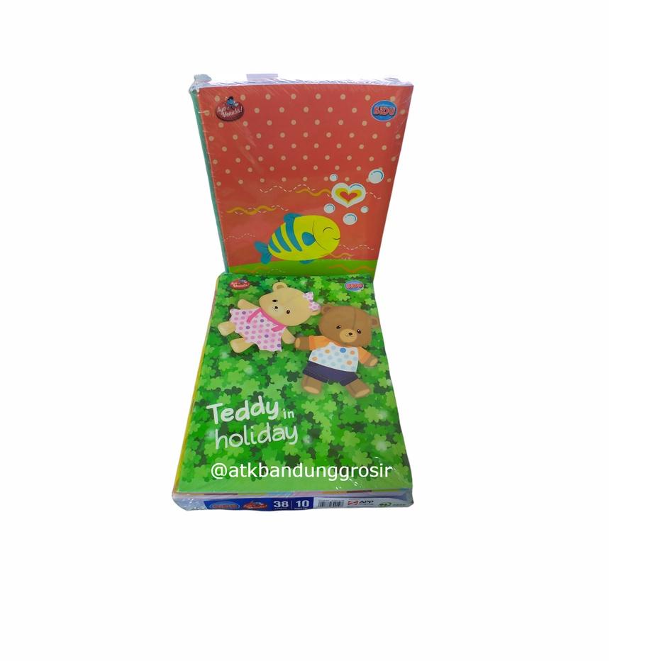

Buku Tulis 38 Lembar SIDU, Kiky, Okey - pack (10 buku) abg ,,