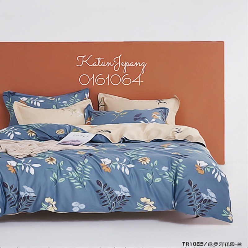 Sprei Katun Jepang Biru