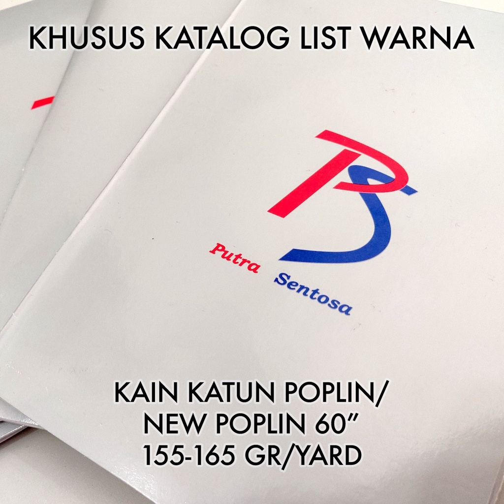 KATALOG BUKU SAMPLE WARNA Kain Katun Poplin / New Poplin 60"