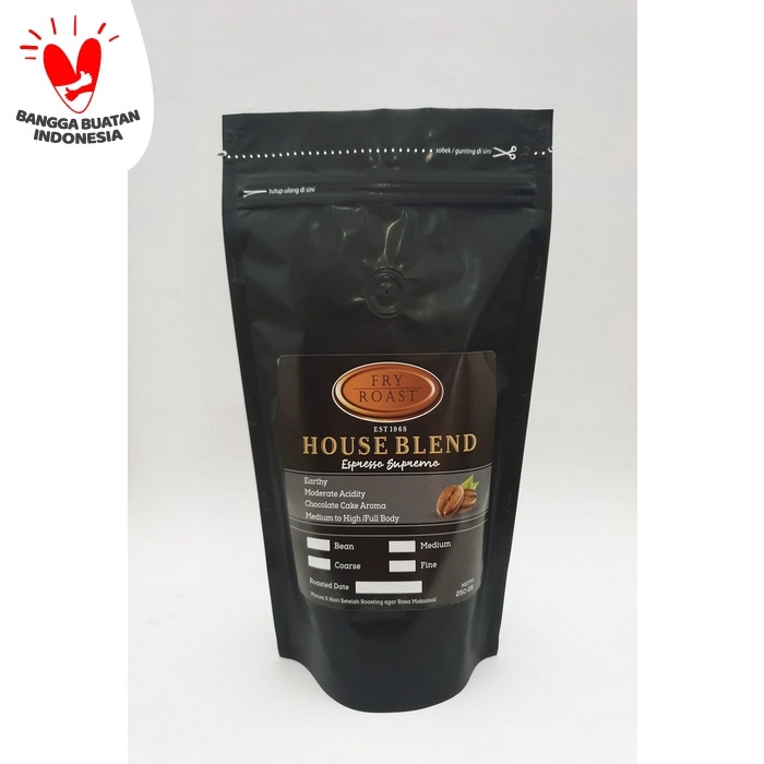 

t01thy Kopi Arabika/Robusta Blend Espresso Supremo (Biji/Bubuk) 250 Gram - Biji Ds20X11