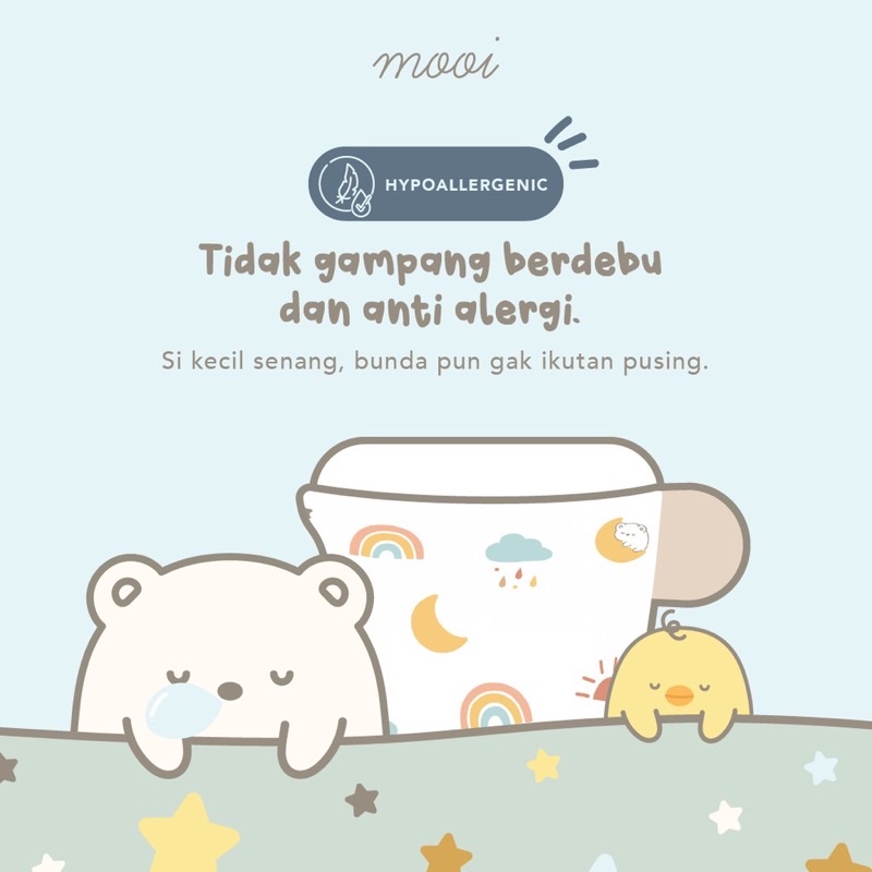 MOOI Mochi Hug MINI / MIDI / MAXI / JUMBO Bantal Bayi Anak