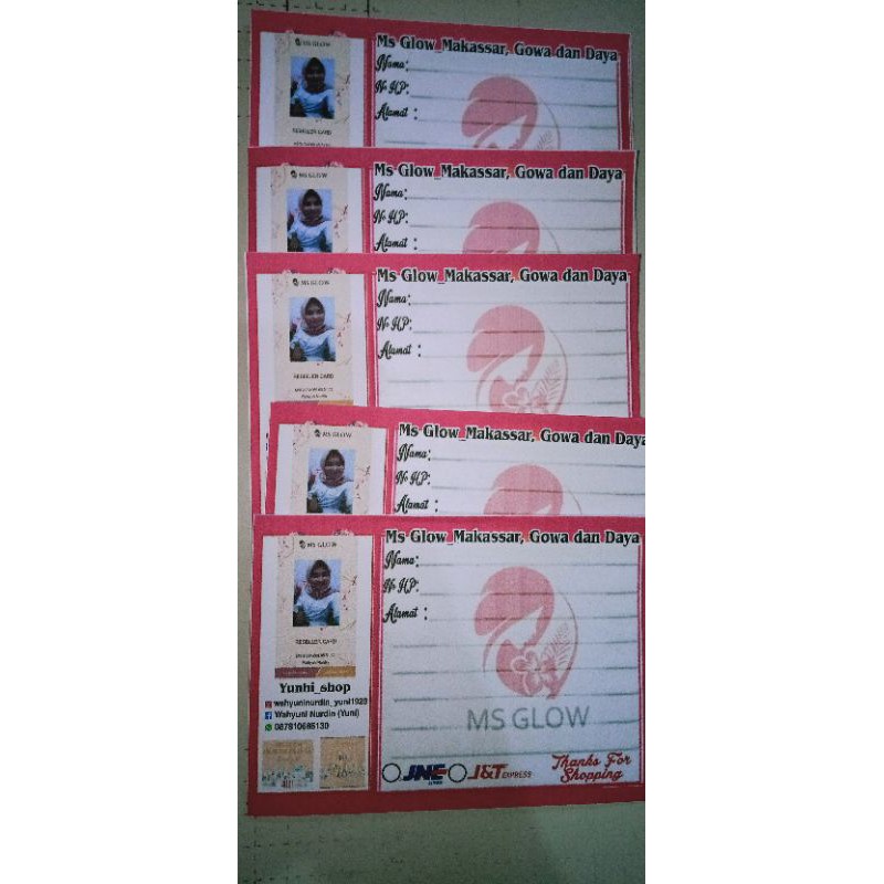 

Label pengiriman online shop bisa custom