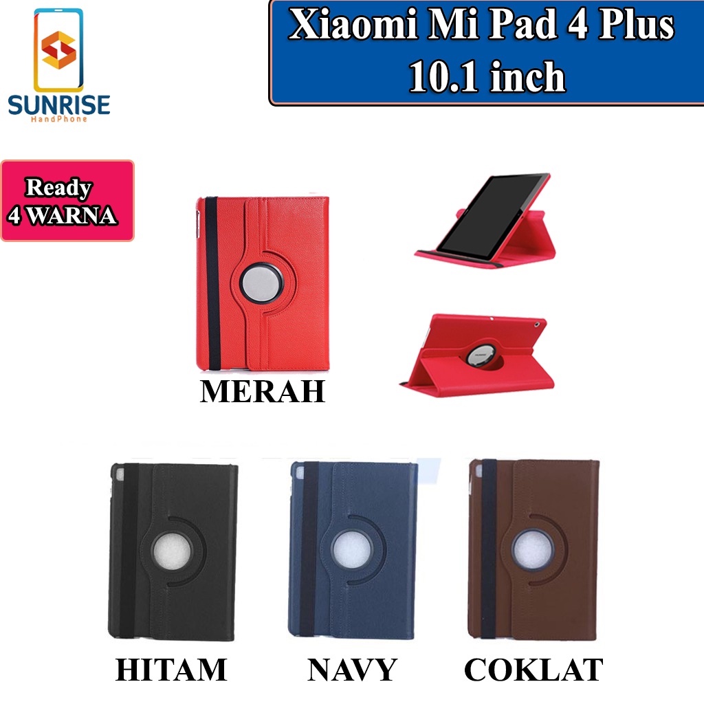 Rotate Flip Leather Case Casing Cover Xiaomi Mi Pad 4 Plus 10.1