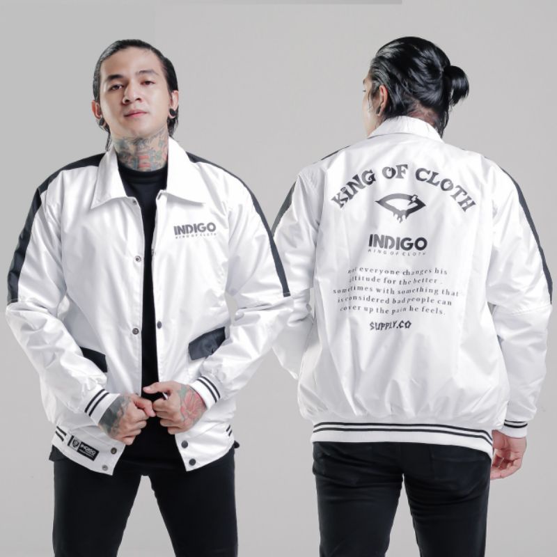 KMO Jaket Coach Pria / Jaket Parasut Pria / Jaket Bomber Pria