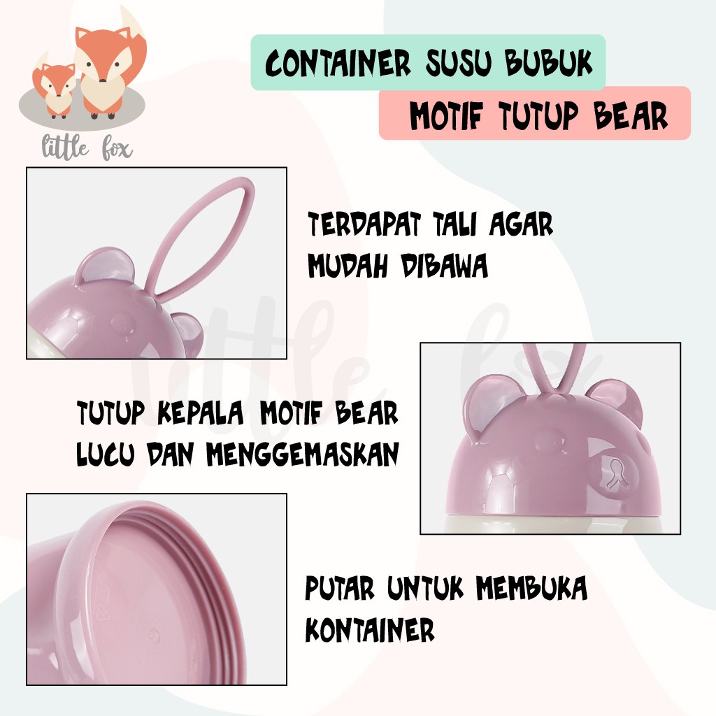 [ IMPORT] TEMPAT SUSU BUBUK DISPENSER KONTAINER 3 &amp; 4 SUSUN SUSU BAYI / CONTAINER SUSU TRAVELING BABY