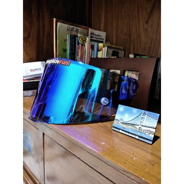 VISOR IRIDIUM BLUE TTC