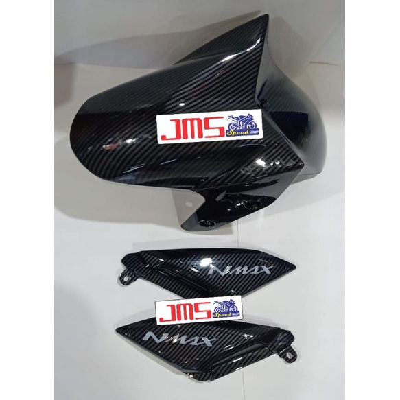 spakbord depan carbon dan cover bodi carbon set yamaha nmax new 2020 zoro