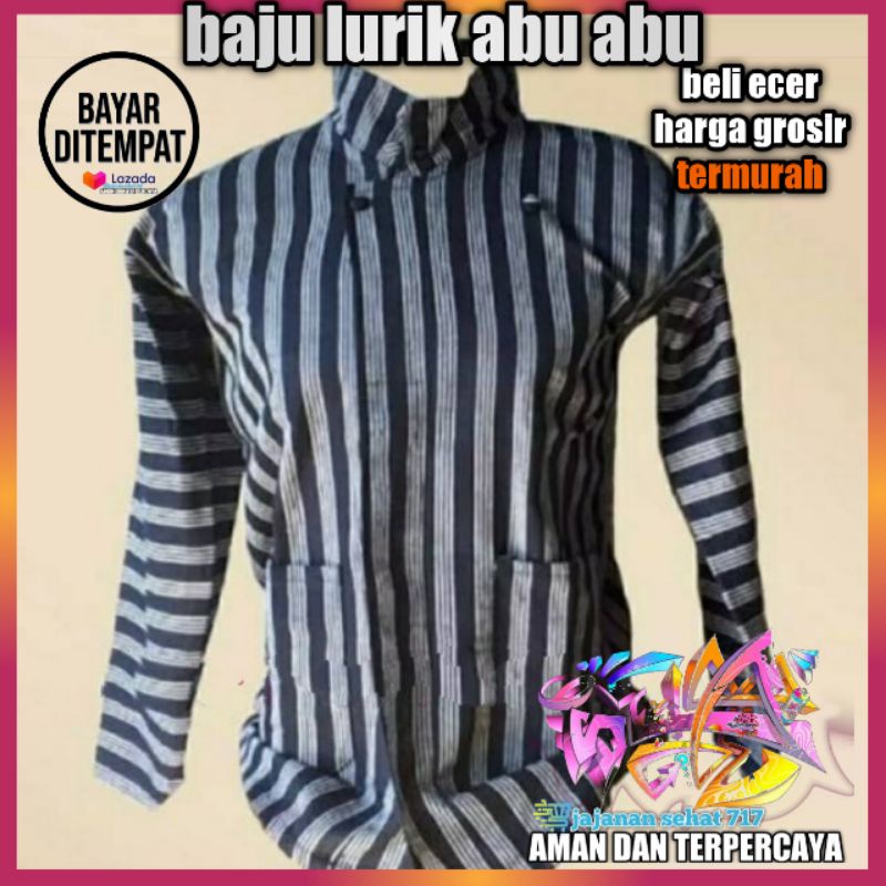 baju surjan jawa baju lurik abu abu baju lurik hitam pakaian adat jawa