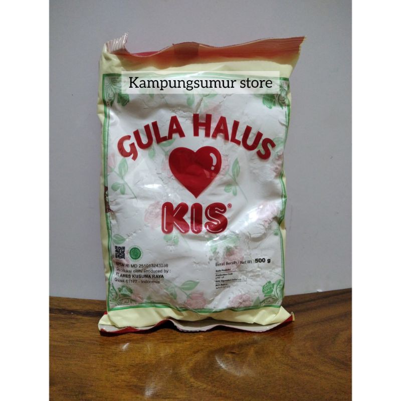 

Gula Halus Kiss 500 gr gula halus kis