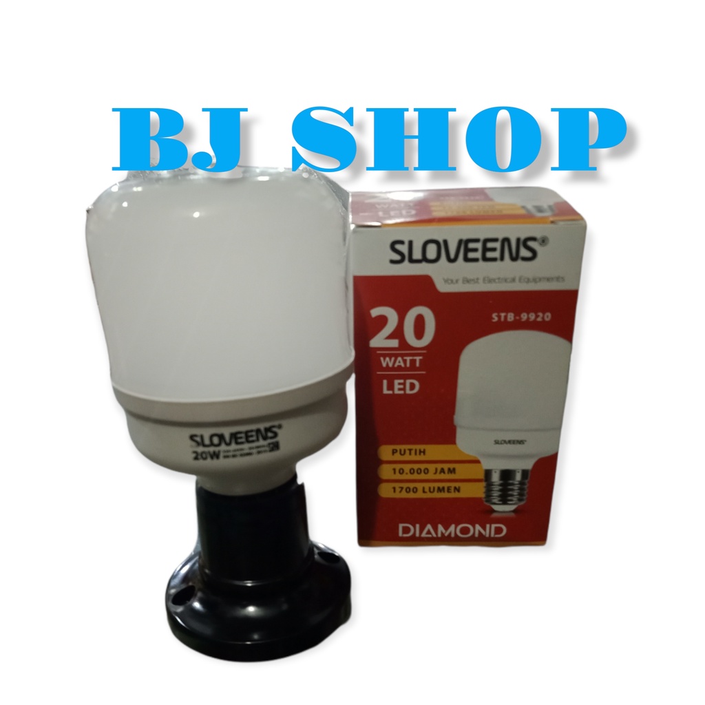 Lampu / Bohlam / LED Murah 20 Watt / Bohlam LED Sloveens 20 Watt Cahaya Putih / Lampu Led Murah Caps