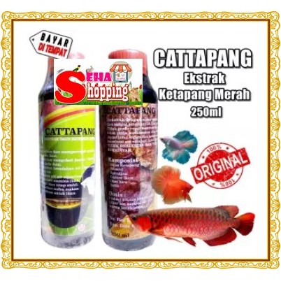 Cattapang 250ml  - Obat Ikan Untuk Mempercepat Mutasi Warna Mengobati Jamur Pada Ikan Cupang Arwana