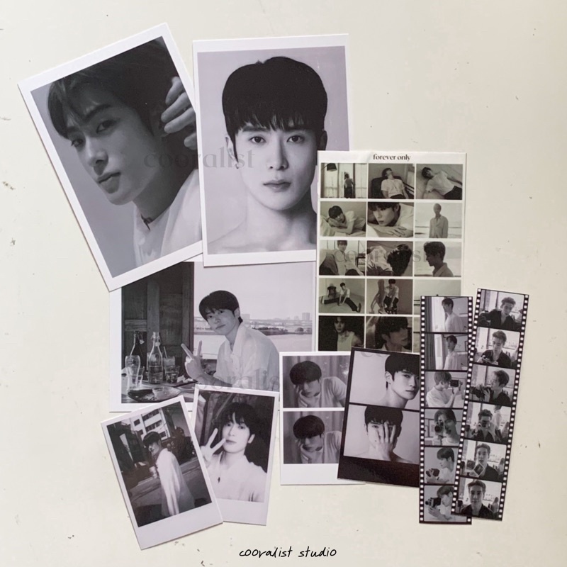 [READY] NCT wall decor black and white set ( fankit ) aesthetic