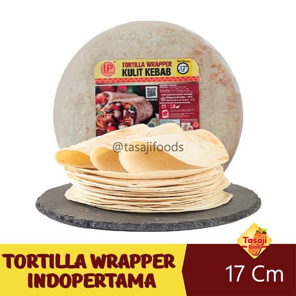 

Tortilla Wrapper Catering 17 Cm - INDOPERTAMA Isi 20 Pcs Makanan Beku Frozen Food