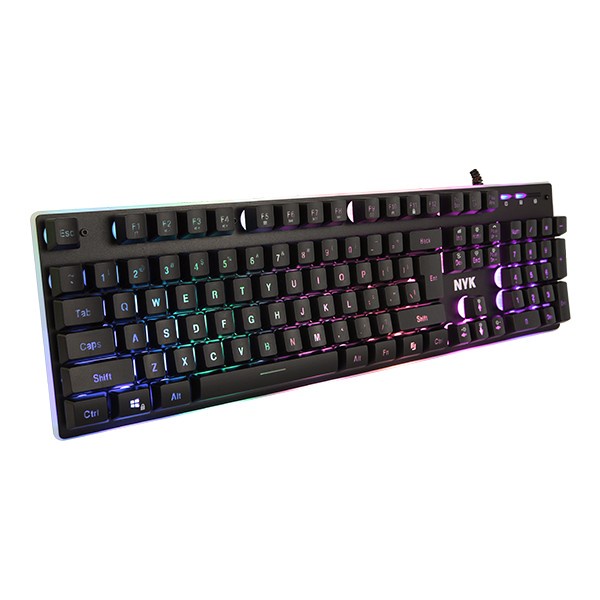 Keyboard NYK Nemesis KR301 KR-301 UnderGlow RGB - Gaming - Full Size