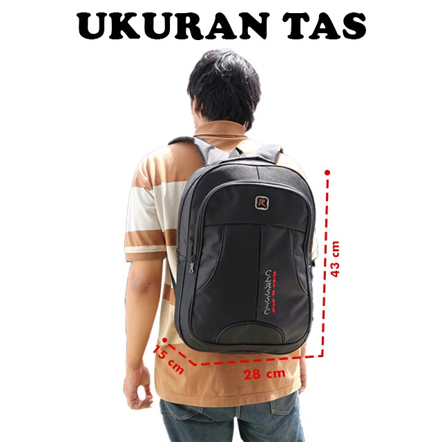 Ransel Punggung Cowok SMP SMA Tas Gendong Polo Classic Keren Bagus Backpack Laptop Awet Berkualitas