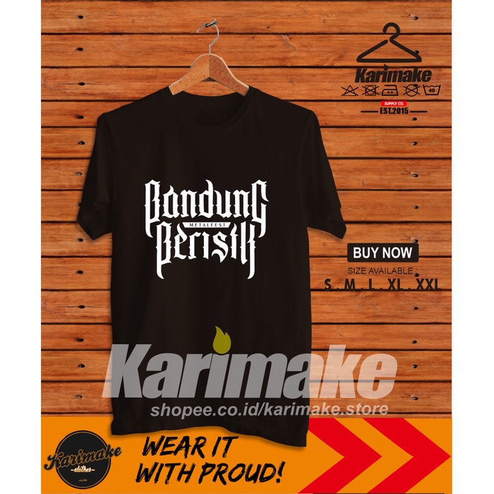 Kaos Baju Bandung Berisik Festival Kaos Musik
