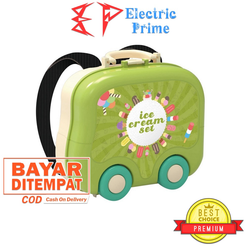 Mainan Peran Edukasi Anak Backpack Role Play Set Kitchen Dressing Medical Ice Cream Toys