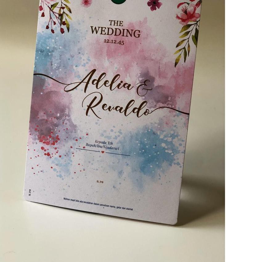 Promo Besar Eor 234 Blangko Undangan Pernikahan Samara Lite 219 Per Pack Isi 100 Plastik Shopee Indonesia