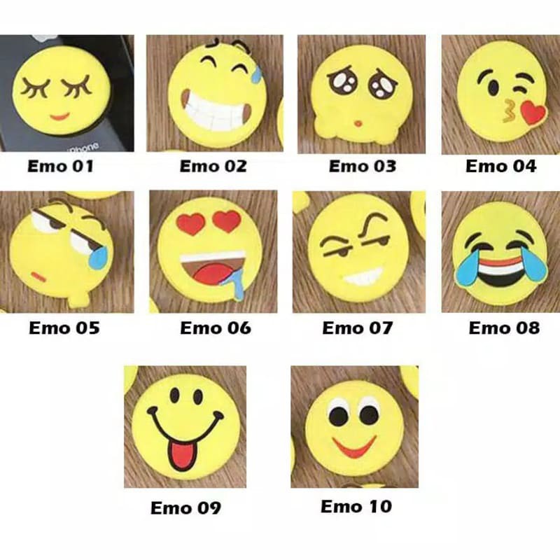 Pop Socket 3D Karakter Pop Socket HP Emoticon Lucu LOK