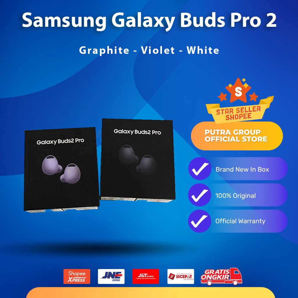 (RESMI) Samsung Galaxy Buds Pro 2 Purple Graphite White SEIN