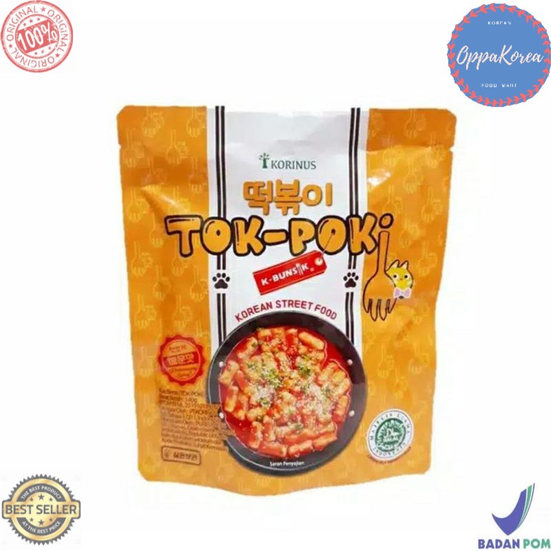 

Korinus Tteokpokki Original Halal 140 gram