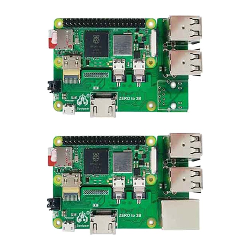 Btsg Topi HUB USB 3per4port Untuk Raspberry Pi Zero 2W Papan Ekstensi USB Ke UART Untuk Debugging Serial Untuk USB