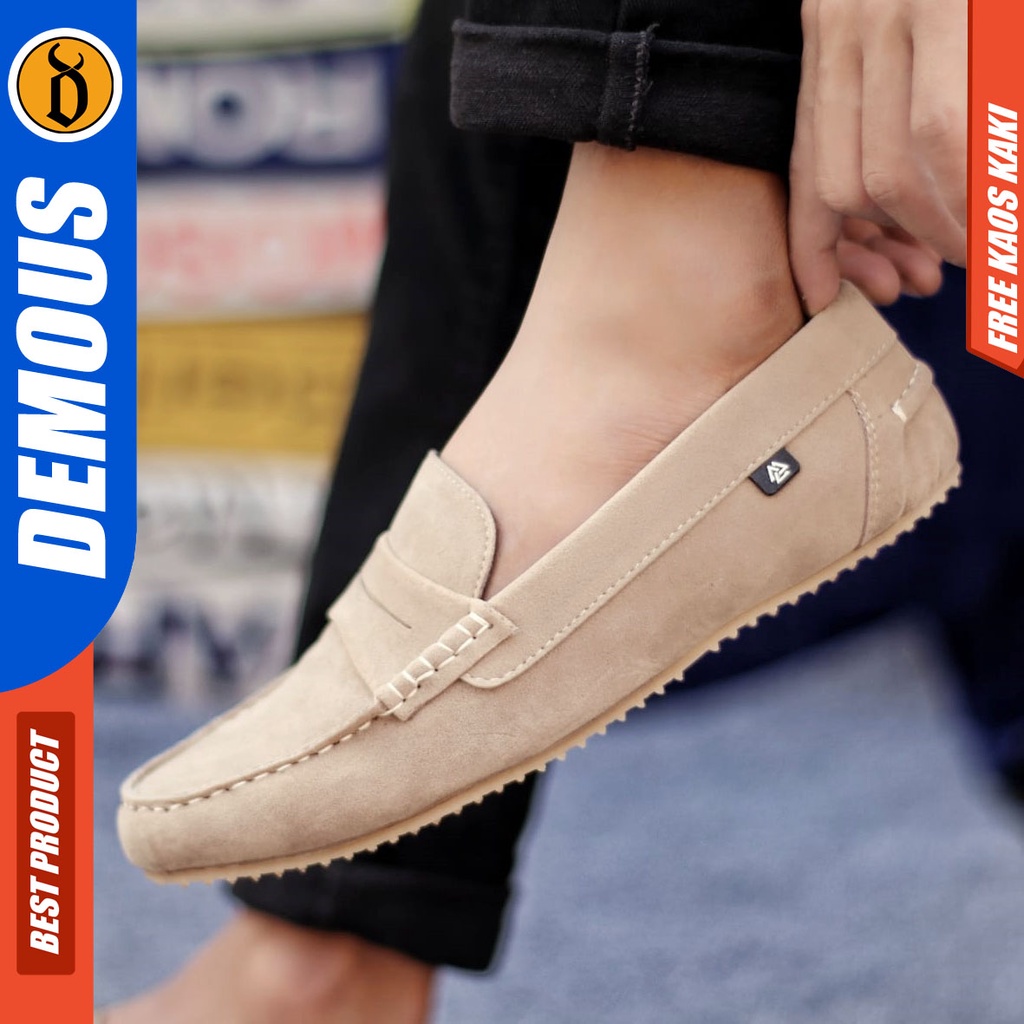DEMOUS NOAH Sepatu Casual Slip On Pria