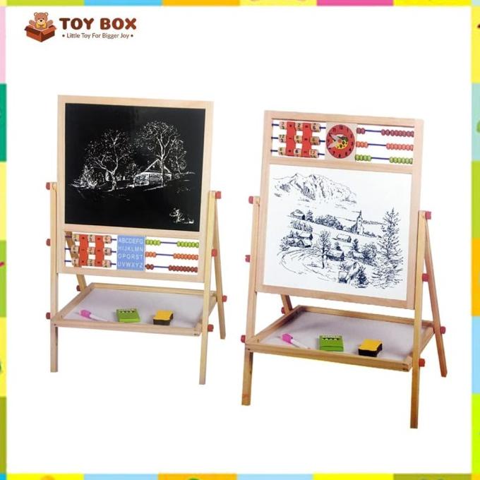 

[COD] Education Board Magnetic 2 in 1 - Papan Tulis Anak -Mainan Edukasi PROMO Kode 530