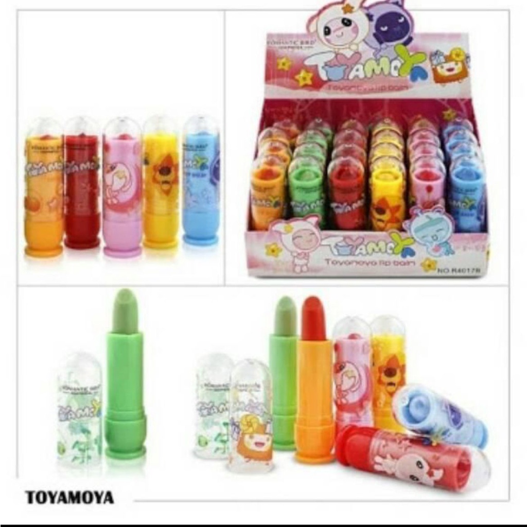 LIPBALM TOYAMOYA / BONEKA / LOVES ME BPOM DEPKES/ Lipbalm magic