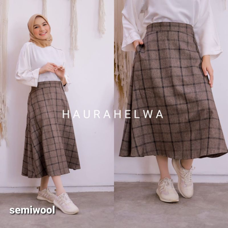 ROK MIDI 7/8  A LINE SEMIWOOL  HAURAHELWA