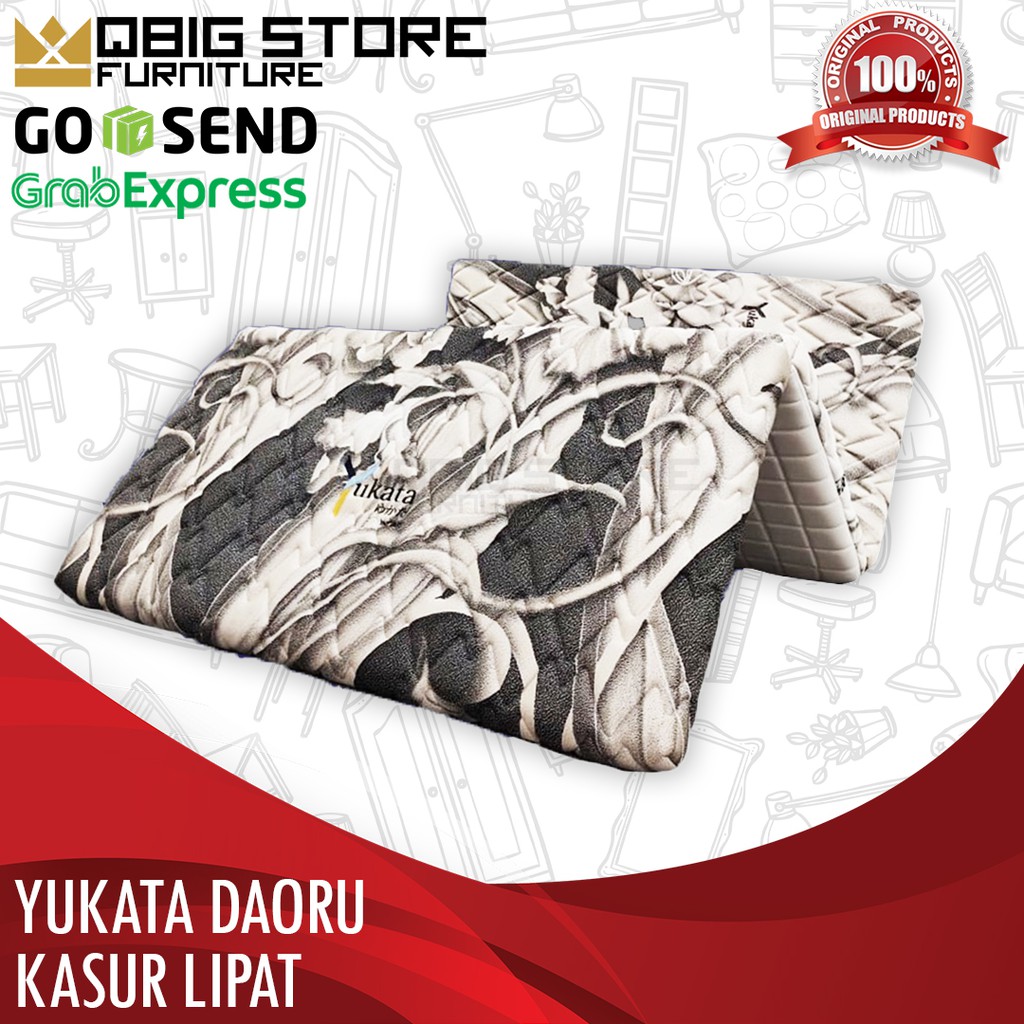 Kasur Lipat Yukata Dory Tebal 10cm / Travel bed / Kasur Lantai / Kasur Busa Inoac Lipat / Travelbed