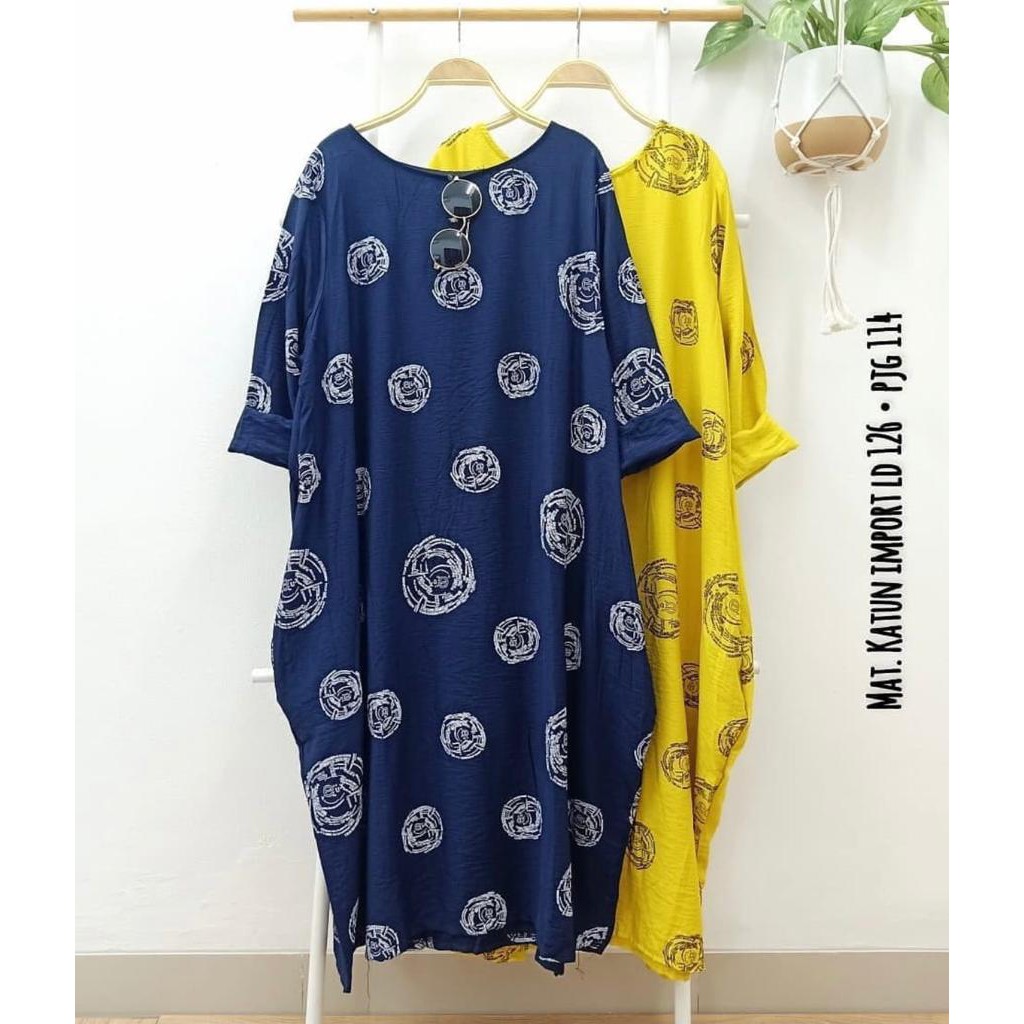 LONG TUNIK JUMBO MOTIF IMPORT