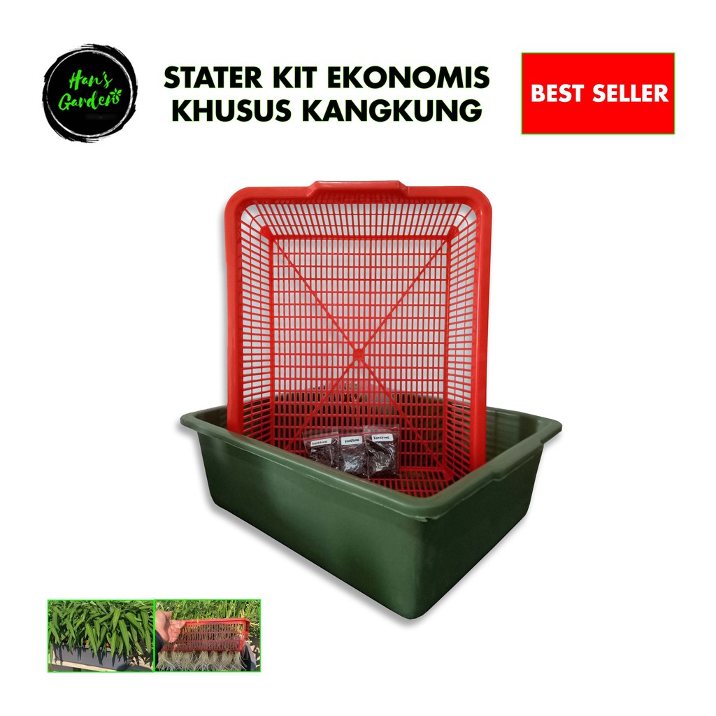 Paket bertanam kangkung hidroponik ekonomis