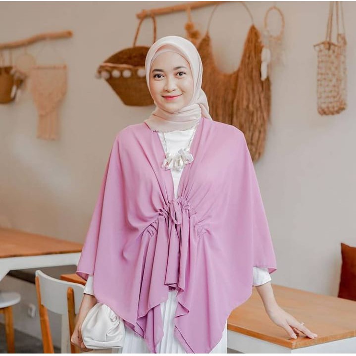 Baju Atasan THALIA Outer Cardigan Moscrepe