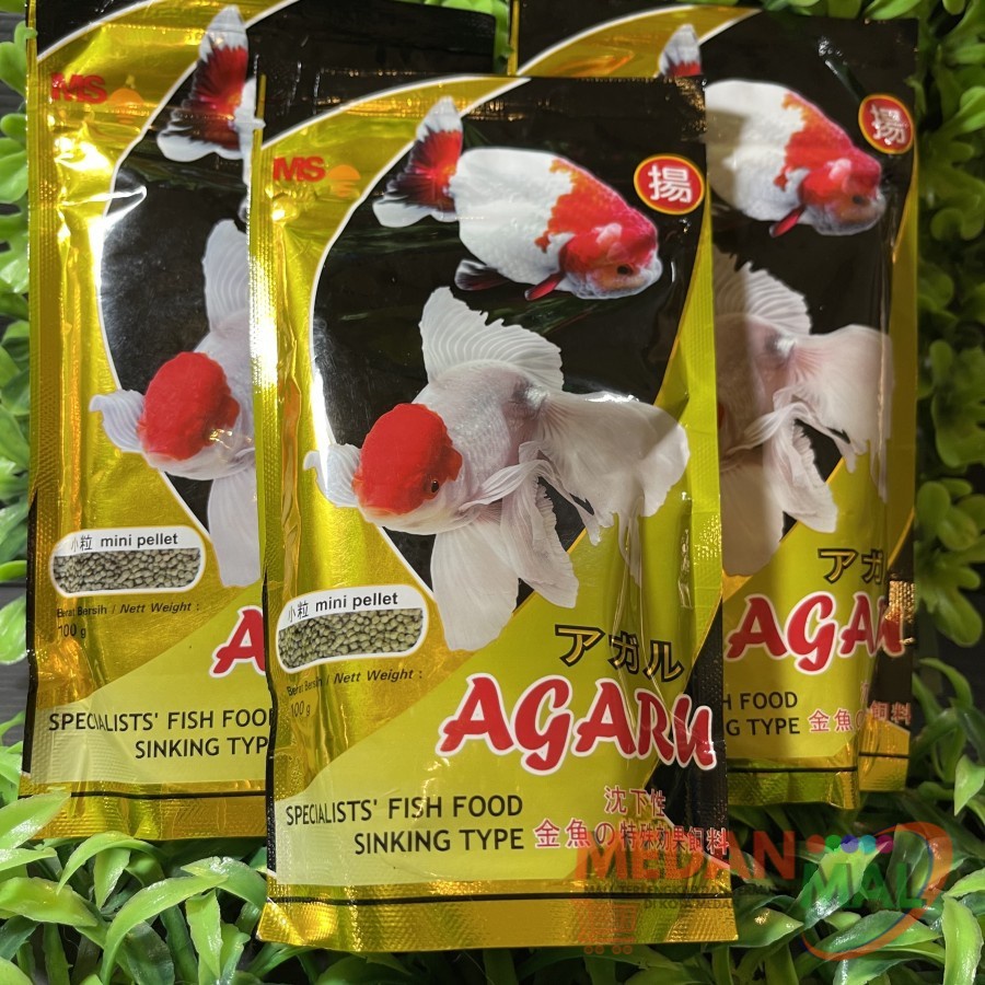 Pelet Agaru Untuk Ikan Mas Koki