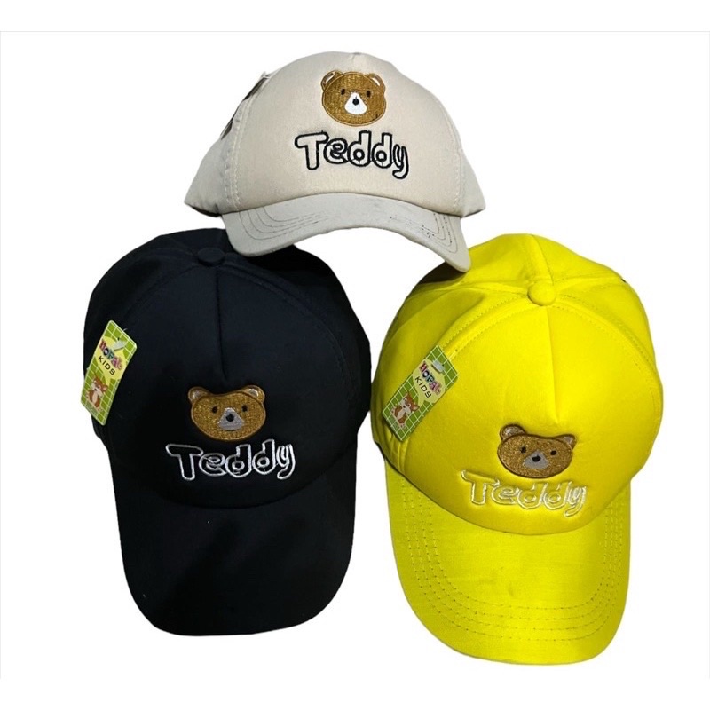 Topi Anak Laki Laki Perempuan Usia 2-10 Tahun Baseball Karakter TeddyTerbaru Termurah Terlaris