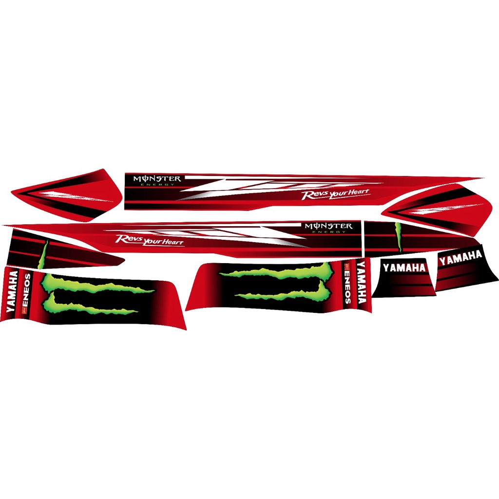 striping fizr variasi merah