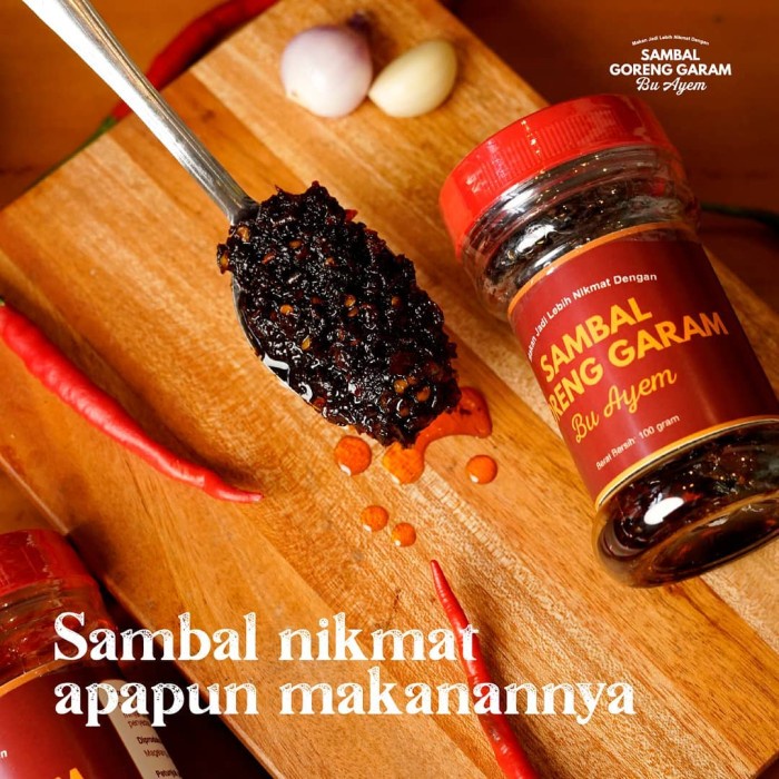 

Sambal-Aneka- Sambal Goreng Garam Bu Ayem Khas Betawi Pedas Asin -Aneka-Sambal.