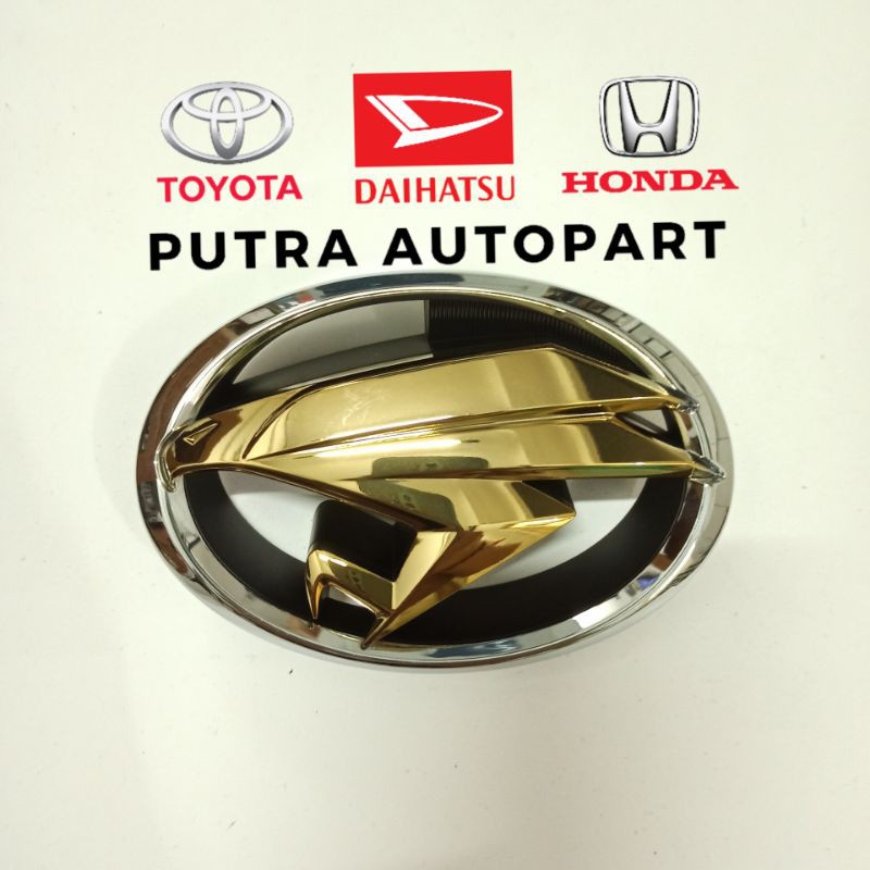 logo emblem depan harrier original toyota